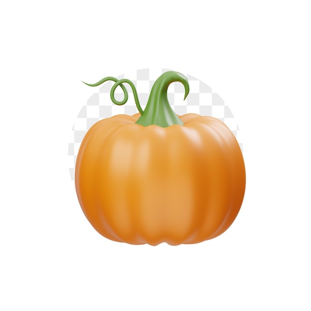 PSD pumpkin 3d icon