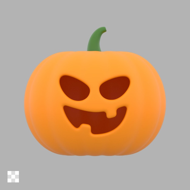 PSD pumpkin 3d icon