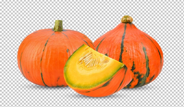 Pumpkin isolated on alpha layer