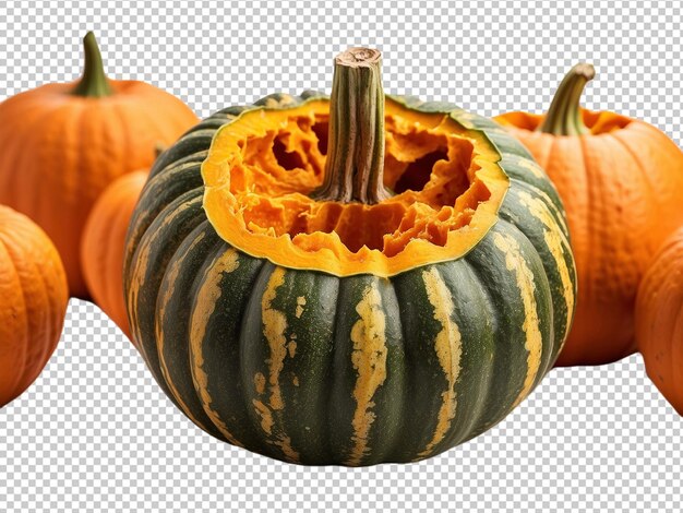 PSD pumpkin isolated on transparent background