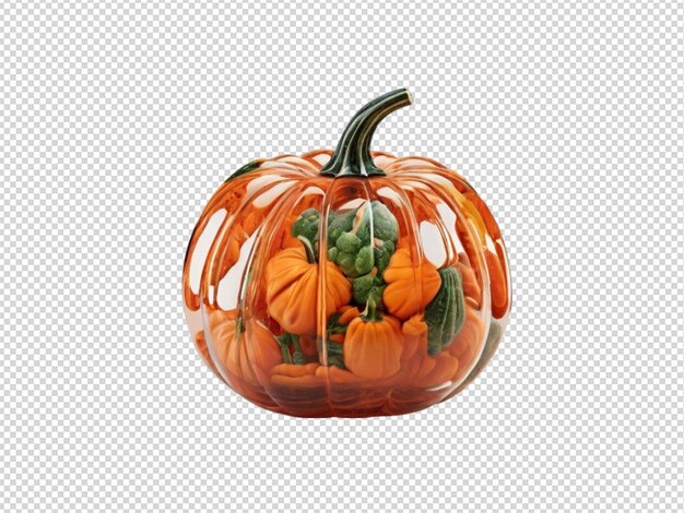 PSD pumpkin on transparent background