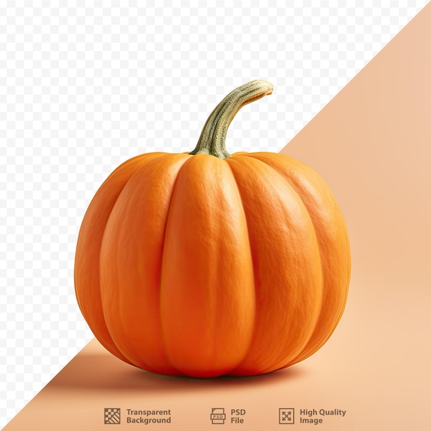 PSD a pumpkin with a label that says 