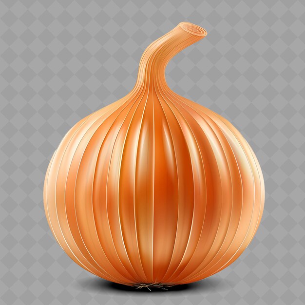 A pumpkin with a ribbon on it and a transparent background