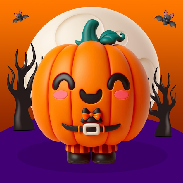 Pumpkins Halloween 3D 2
