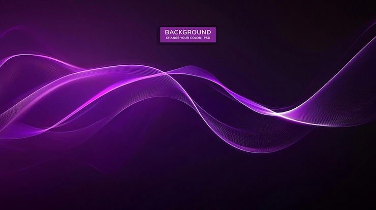 PSD purple abstract wave background