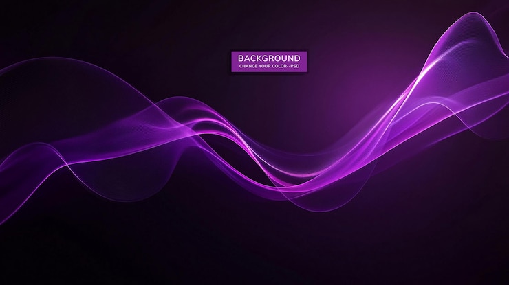 PSD purple abstract wave background