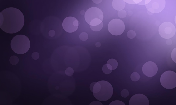 PSD purple background with bokeh