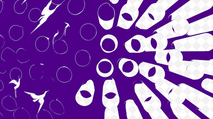 PSD a purple background with circles and the words quot all quot on the bottom