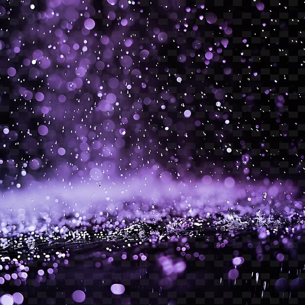 A purple background with a purple background and the snowflakes falling