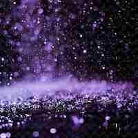 PSD a purple background with a purple background and the snowflakes falling