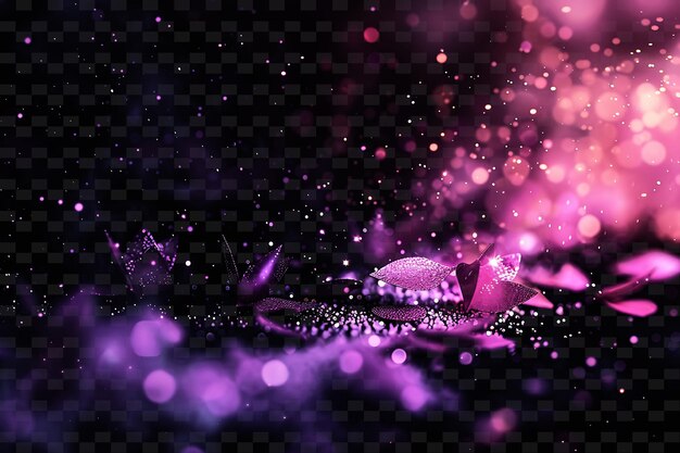 PSD a purple and black background with a star shaped object in the middle