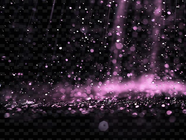 PSD a purple and black background with water droplets and a purple background