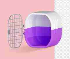 PSD purple cage