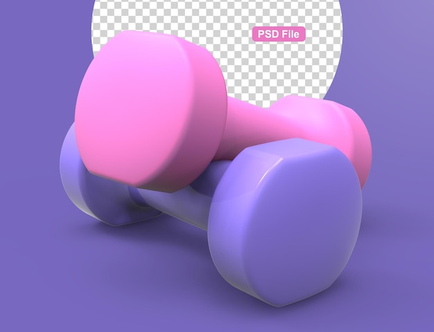 Fitness concept dumbbell sale