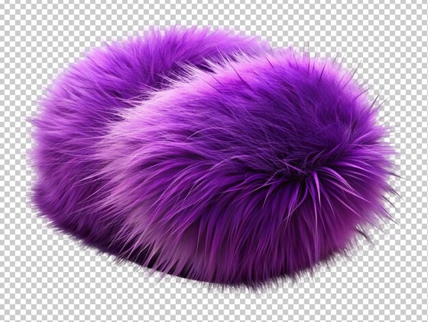 PSD purple fur cap