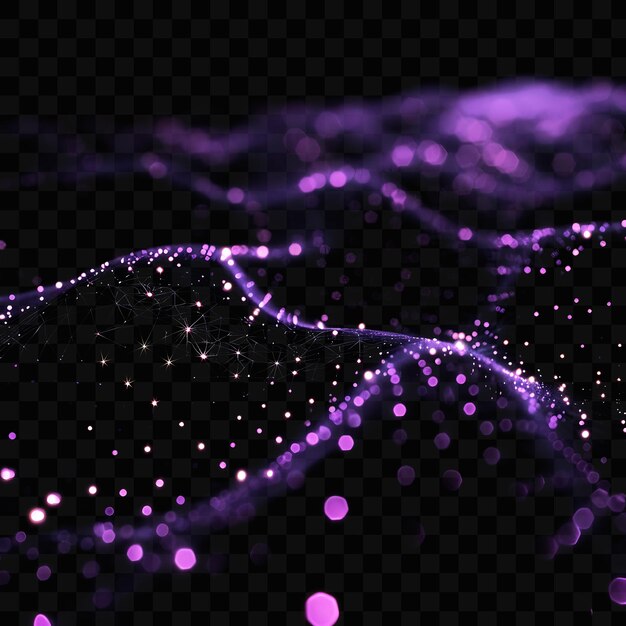 Фиолетовый блеск на черном фоне с фиолетовой текстурой