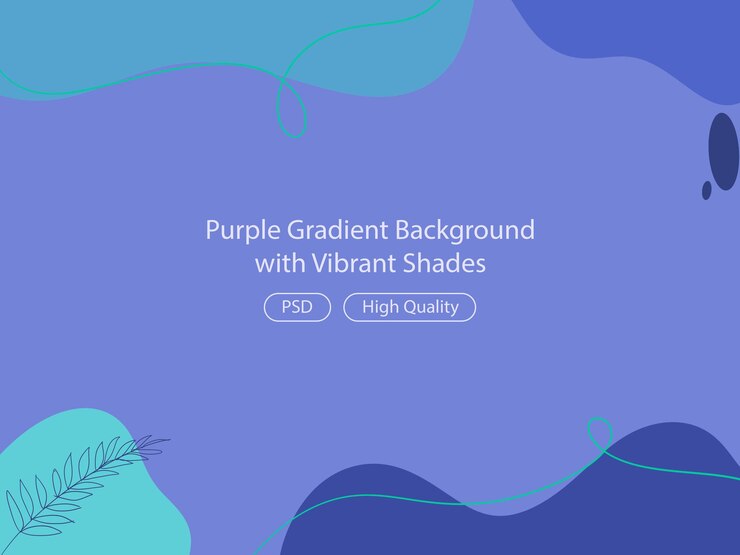 PSD purple gradient background with vibrant shades for a captivating and artistic touch