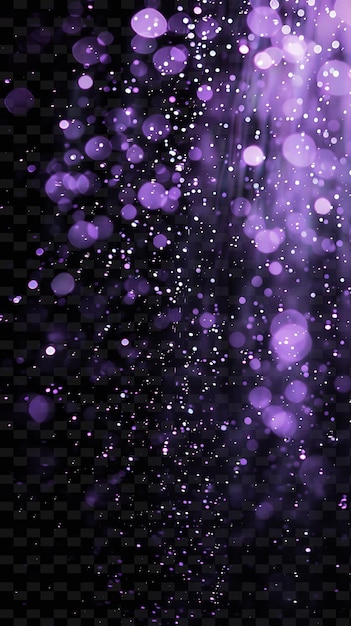 PSD purple light on a black background