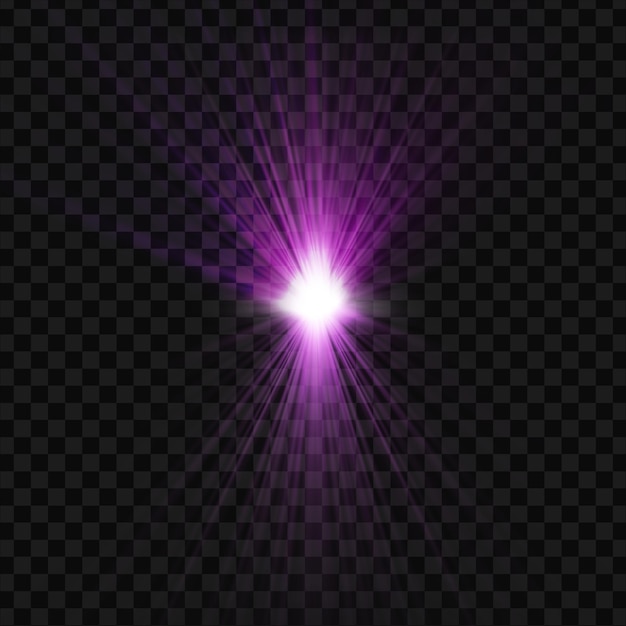 PSD purple light effect