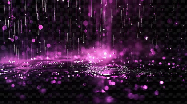 PSD purple light on a black background