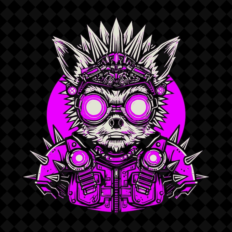 PSD a purple monster with a purple head and a purple head with the words quot monster quot on it