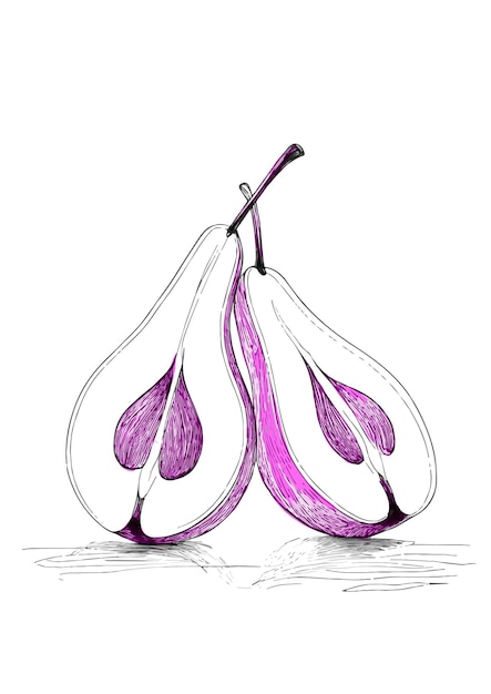 Purple pear