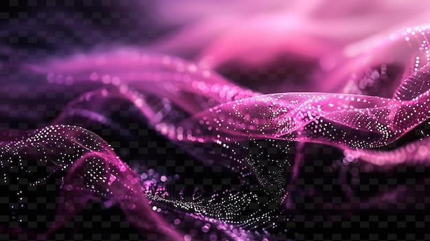 PSD purple and pink abstract lines on a black background