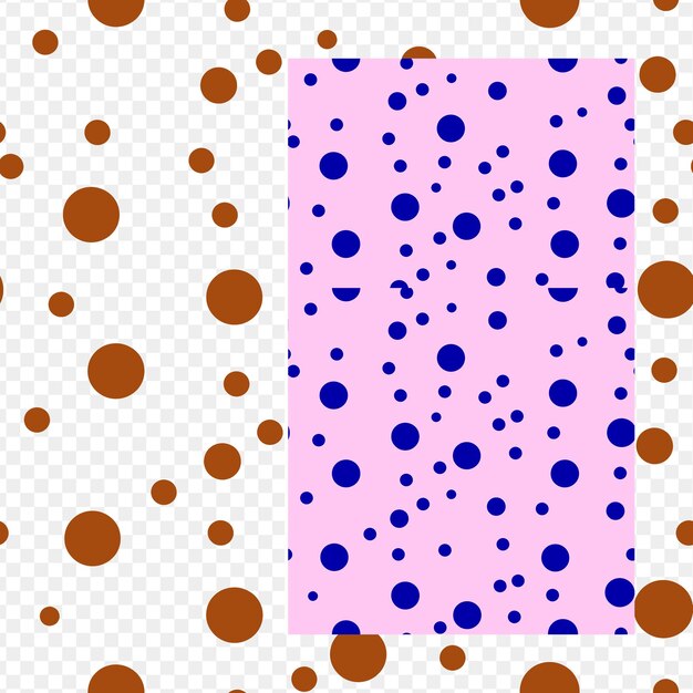 A purple and pink abstract pattern with dots on the bottom