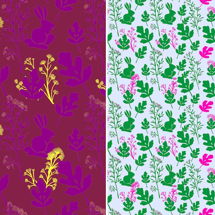 PSD a purple and pink background with a purple flower and leaves