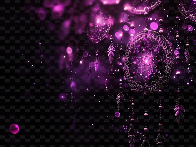 PSD purple and pink circles with purple and pink circles and a purple background