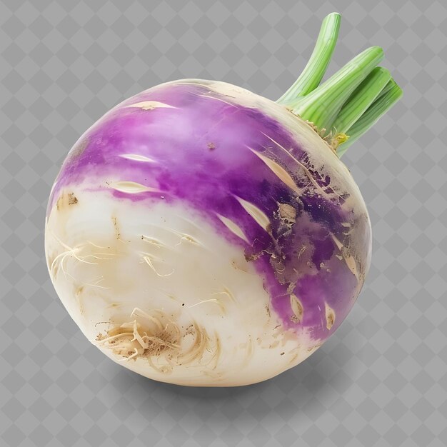 A purple and purple onion with a purple and green vegetable on it