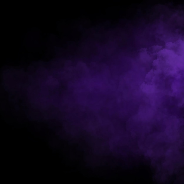 Purple realistic fog transparent background