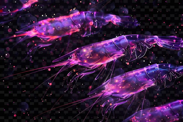 PSD a purple shrimp with purple and blue coloring and the purple streaks on the bottom