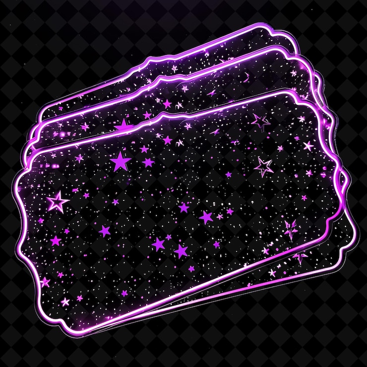 PSD a purple sign that says stars and the words quot stars quot