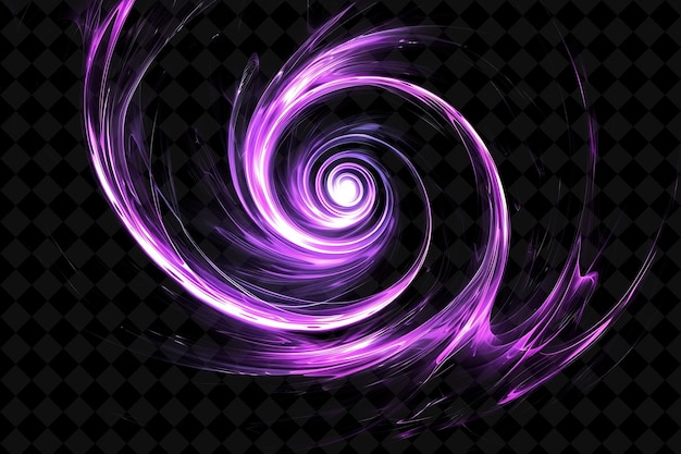 PSD a purple spiral with a spiral design on it