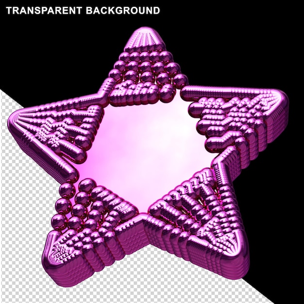 PSD purple star