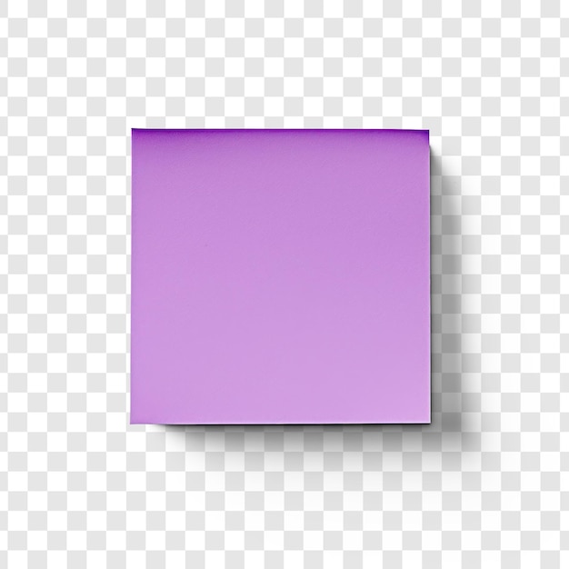 PSD purple sticky note transparency background psd