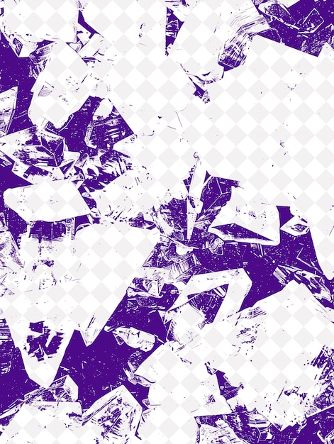 purple and white abstract background with a pattern of purple flowers