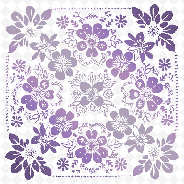 PSD a purple and white floral design with the words quot love quot in purple