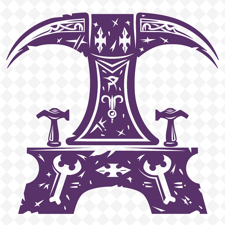 PSD a purple and white logo with the letters f