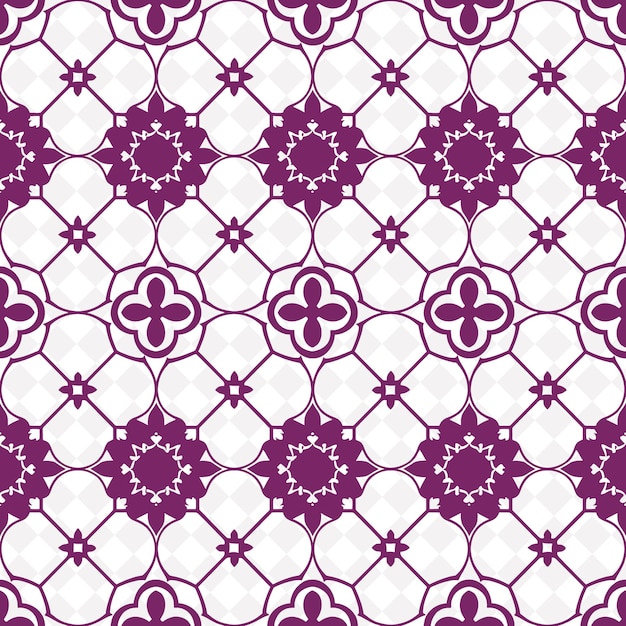 A purple and white pattern with a snowflake