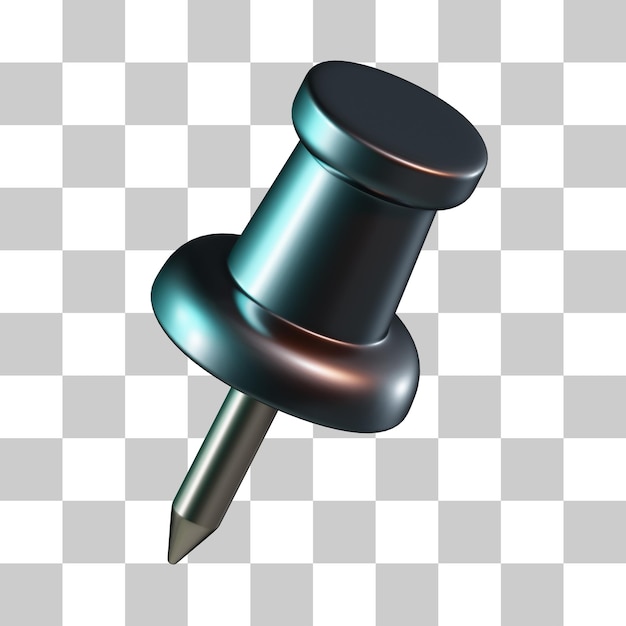 PSD push pin 3d icon