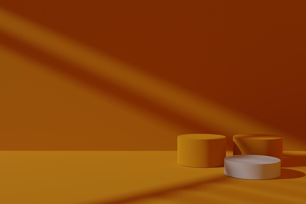 Pusta scena podium 3d do prezentacji produktów