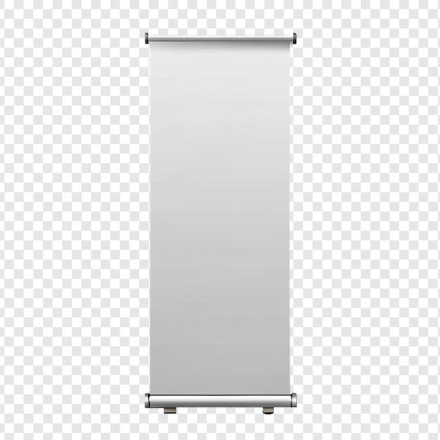 Puste Banner Roll Up Display Mockup dla reklamy