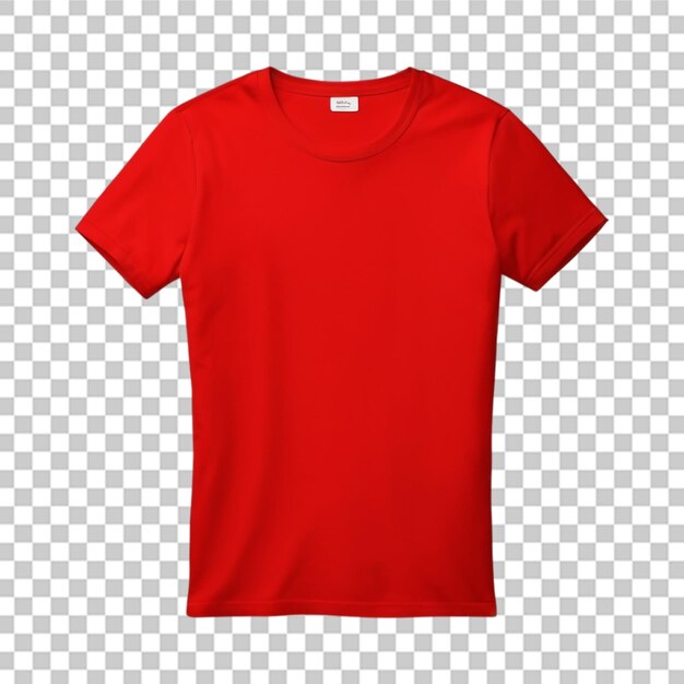 PSD puste t-shirt mockup szablon projekt przejrzystego tła