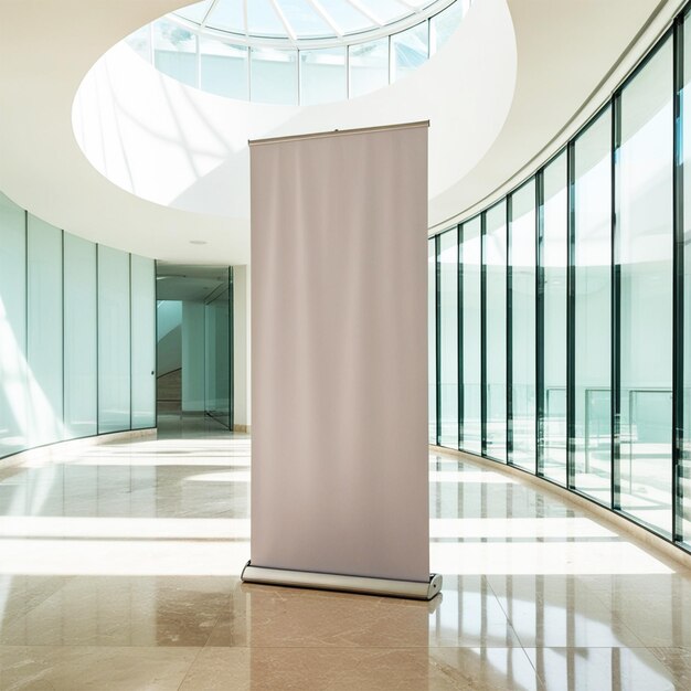 Pusty baner roll-up dla dostosowywanych projektów