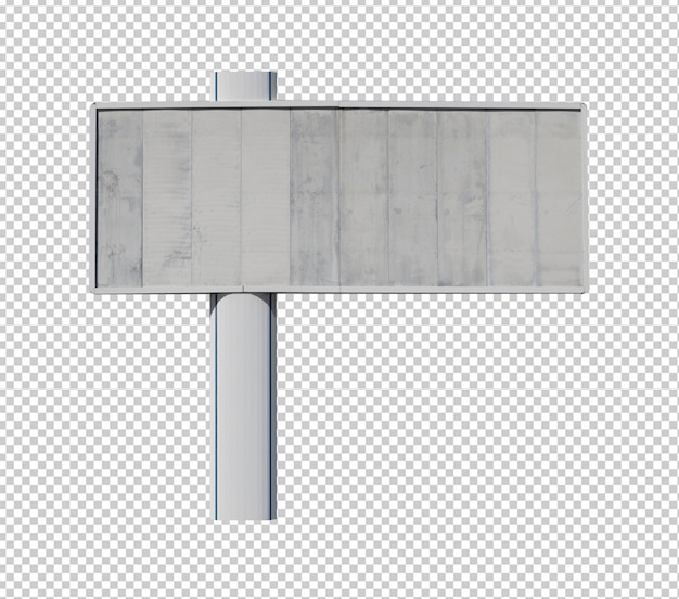 pusty billboard reklamowy wyizolowanych na bia? ym tle