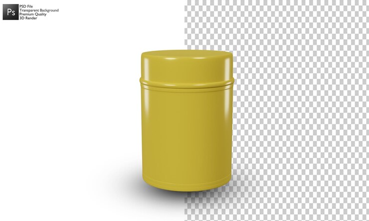 Puszki ilustracja projekt 3d