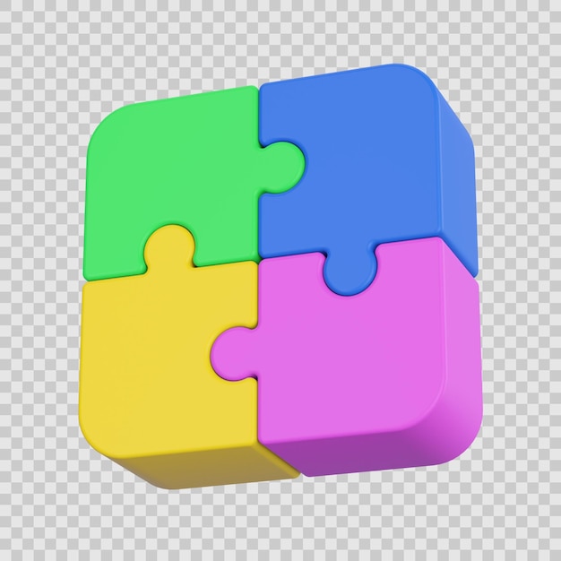Puzzels 3d-pictogram