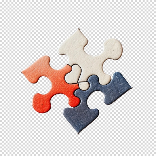 Puzzle isolated on transparent background